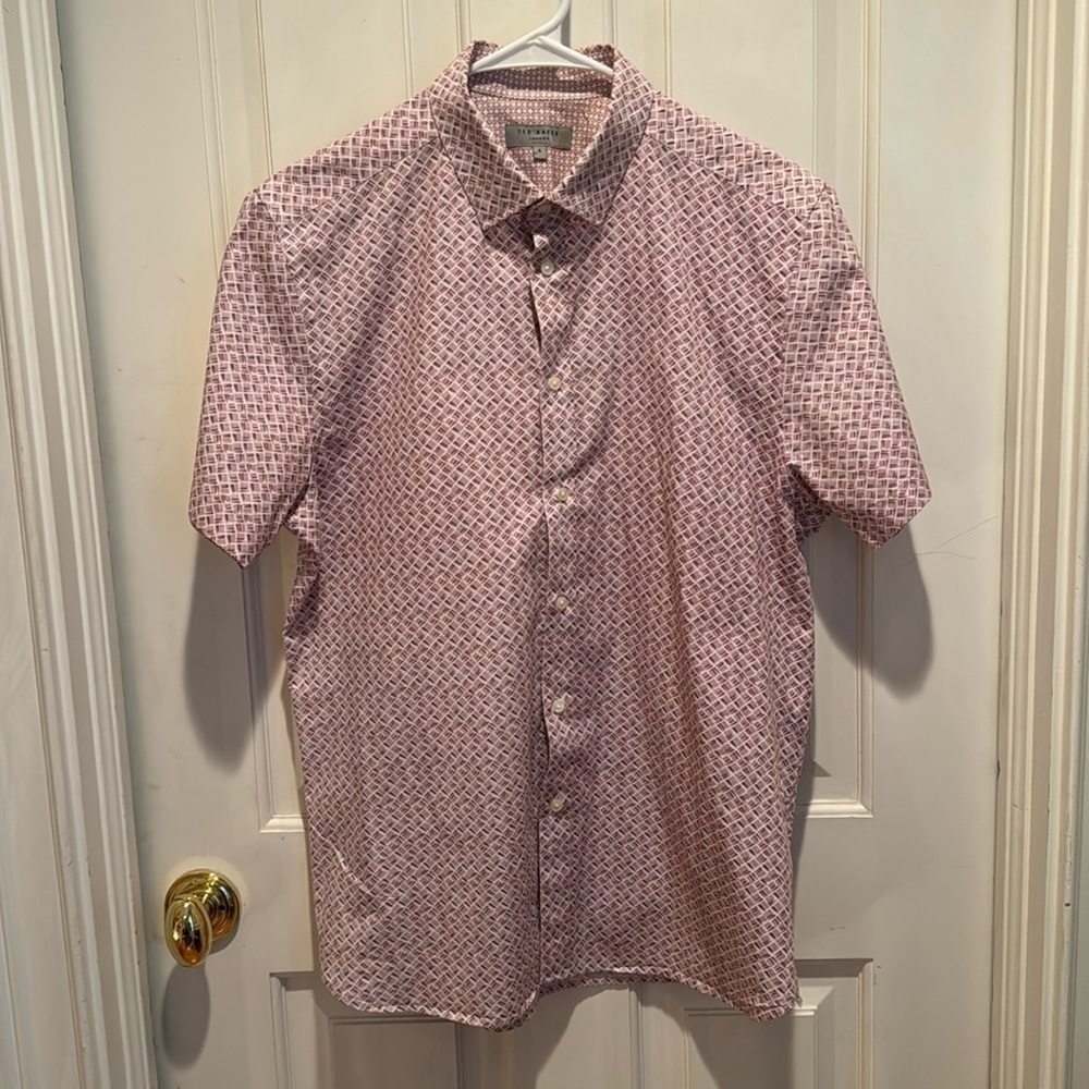 Ted Baker London Salewhite Pink And Blue Shirt